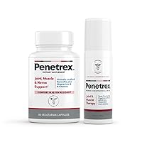 Penetrex Joint, Muscle and Nerve Support Supplement with 3 oz Joint & Muscle Therapy Roll-On Gel