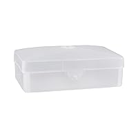 SB01C Dawn Mist Translucent Plastic Soap Box 2 1/2