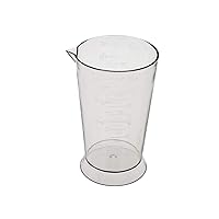 Colortrak Beaker, Easy To Read Color Beaker, Measurement Markings in Ounces and Milliliters, 4 ounce Capacity, Ideal For All Stylists, Easy To Clean, 3.7 inches high