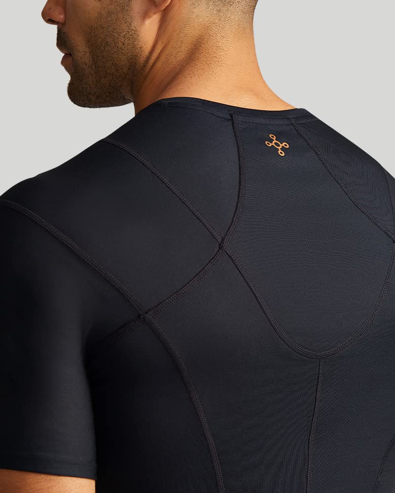 Tommie Copper Men's Pro-Grade Shoulder Support Shirt I UPF 50, Breathable, Short Sleeve Shirt, Upper Body & Posture Support
