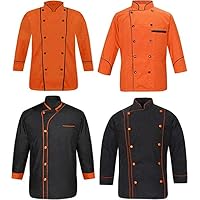 Chef Coat Chef Jacket With Best Fabrication (XS TO 6XL) Pack of 4
