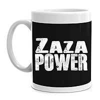 Zaza Power Cloth Font Mug 11 ounces