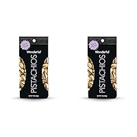 Wonderful Pistachios, Salt and Pepper, 7 oz (Pack of 2)