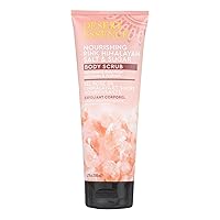 Nourishing Pink Himalayan Salt & Sugar Body Scrub 6.7 fl oz - Gluten Free, Vegan, Cruelty Free - Spa Strength Exfoliating Body Scrub - Detox, Cleanse, Smooth & Soften Skin