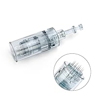 Disposable Replacement Cartridges - Applicable for Dr.pen Ultima M8 Electric Skin Care Device/Dr pen Permanent Makeup Derma Pen (16 Pins, Grey 0.18mm 15pcs)