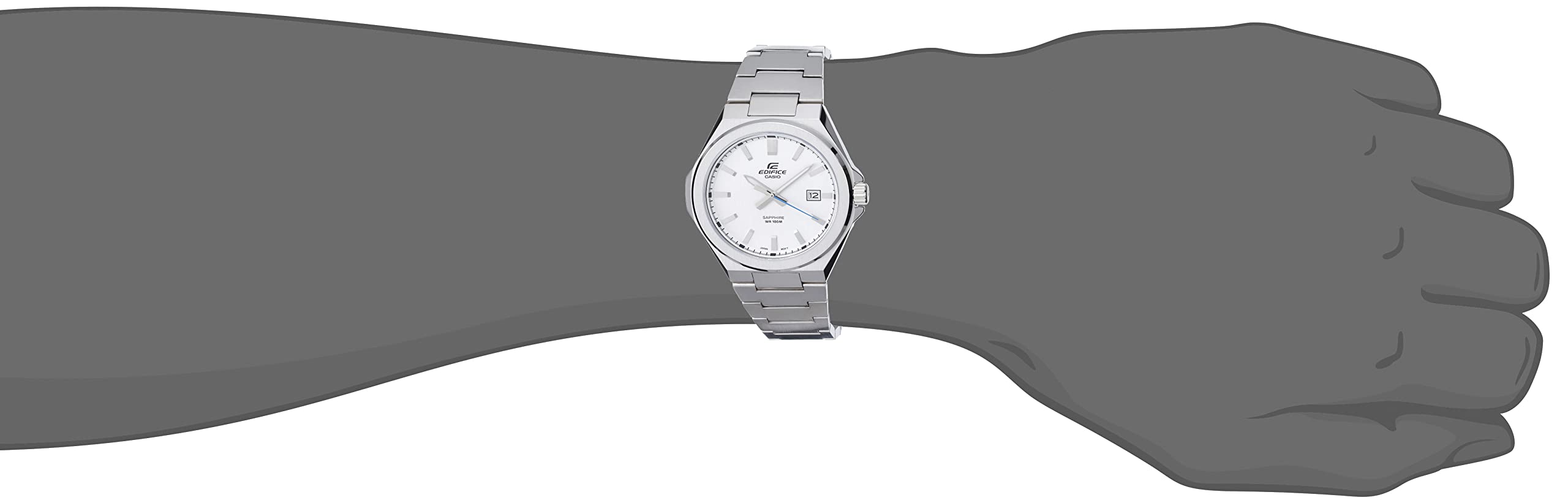 Casio Edifice Men's Quartz Date Indicator Sapphire Crystal Wrist Watch EFB-108D-7AV