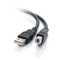 C2G 28104 5m USB Cable - USB 2.0 A to B Cable Black (16.4ft)
