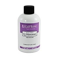 EZ Flow Q Monomer False Nails, 4 Fluid Ounce