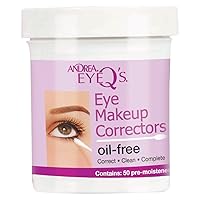 Eyeq's Oil-free Eye Make-up Correctors Pre-moistened Swabs, (Pack of 6) 300 Count