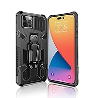 Fully Cover Phone Case for iPhone15 14 13 12 11Pro Max Mecha Warrior Phone Case Anti Drop with Kickstand (Grey,for iPhoneXS MAX)