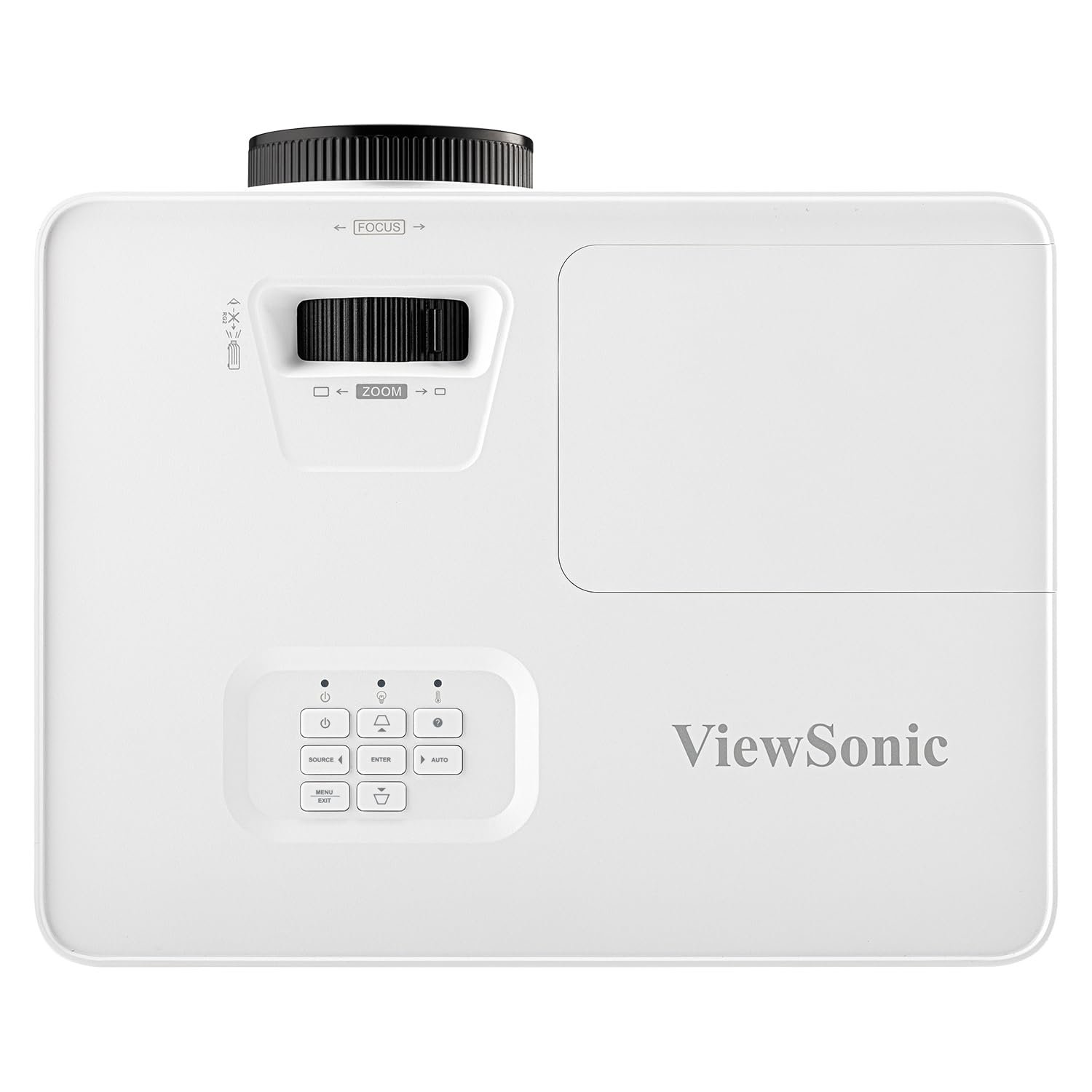 ViewSonic PA503HD 4000 Lumens High Brightness Projector with 1.1x Optical Zoom, USB, and HDMI inputs for Home and Office