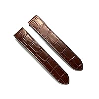 Ewatchparts 19MM LEATHER WATCH STRAP BAND COMPATIBLE WITH CARTIER ROADSTER QUICK RELEASE BROWN TQ
