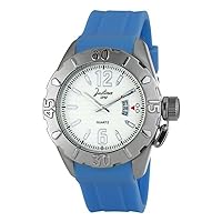 Justina Men's Quartz Analogue Watch with Rubber Strap 11878A
