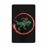 T-Rex Bigfoot Card USB 2.0 Flash Drive 8G/64G Credit Card Thumb Drive Memory Stick Business Gift