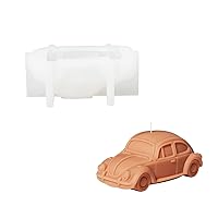 BOOWAN NICOLE Vintage Classic Coupe Car Candle Silicone Molds for Candle Making, Silicone Moulds for Resin Home Decoration Gift DIY