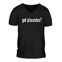 got placentas? - A Nice Men's Short Sleeve V-Neck T-Shirt Shirt