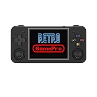 RG35XX H Retro Handheld Game Console , 3.5 Inch IPS Screen Linux System Built-in 64G TF Card 5528 Games Support HDMI TV Output 5G WiFi Bluetooth 4.2 (RG35XX H Black)