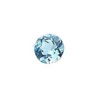 3.65-4.65 Cts of AAA 10 mm Round Loose Swiss Blue Topaz (1 pc) Gemstone