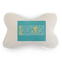Kazakhstan Country Flag Name Car Trim Neck Decoration Pillow Headrest Cushion Pad