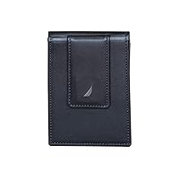 Nautica Men's Genuine Leather Front Pocket RFID Wallet (Available in Smooth or Pebble Grain)