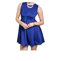 Plus Size 40's Style Sleeveless Fit Flare Box Pleat Dress
