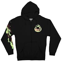 Ripple Junction One Piece Roronoa Zoro King Of Hell Licensed Men's Zip Up Hoodie With Sleeve Print