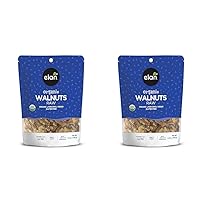 Elan Organic Walnuts, 5.3 oz, Raw Nuts, Unsalted, Unroasted, No Shell, Non-GMO, Vegan, Gluten-Free, Kosher, Healthy Snacks (Pack of 2)