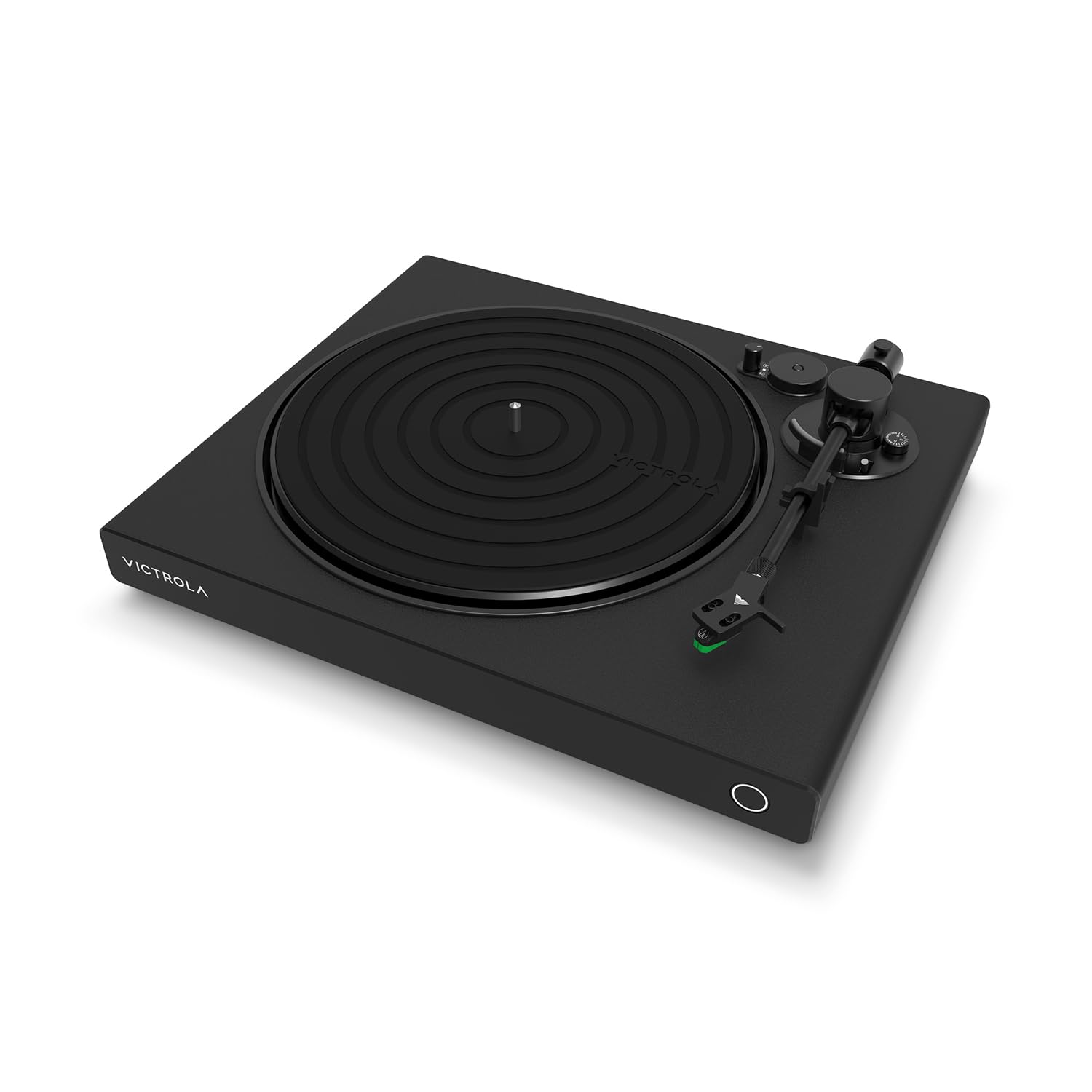 Victrola Hi-Res Black Turntable - aptX Adaptive, aptX HD, Bluetooth Streaming, Wired RCA Output, Aluminum Tonearm