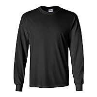 Gildan mens Ultra Cotton Adult Long Sleeve Pack fashion t shirts, Black/Navy/Gold, XX-Large US