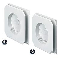 iMBAPrice 8141F-2 (2-Pack) Non- Metallic Siding Mounting Block with Built-in Electrical Box