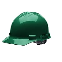 H24R Hard Hat, Cap-Style, 4-Point Ratchet Suspension, Class E and G, OSHA Work-Compliant, Protection for Construction, Remodelling