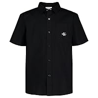 Boys' Short Sleeve Woven Button-Down Shirt