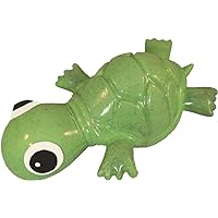 3-Play Turtle Dog Toy, Ecolast Post Consumer Recycled Material, Green