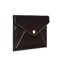 Luxury Leather Travel Clutch Wallet | The Ortona | Handcrafted In Italy | Dark Chocolate Brown
