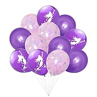 BESTOYARD Mermaid Tail 32Pcs party supplies foil balloons purple Birthday Layout Balloons Mermaid aluminum foil Mermaid Balloons mermaid party supplies accessories balloon Girls Suit