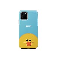 LINE Friends iPhone 11 Pro Case, Dual GUALD Full Face Sally (Line Friends) 5.8 Inch iPhone Back Cover [Official Licensed Product] KCJ-DFT004
