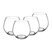 Villeroy & Boch Entree Juice Stemless (Set of 4), Clear