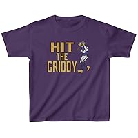 Youth T-Shirt Justin Jefferson Hit The Griddy Minnesota Tee Kids Sizes