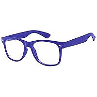 Kids Clear Lens Glasses UV Protection for Children, Colorful Frames Fun Pretend Play Eyewear Non Prescription