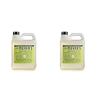 MRS. MEYER'S CLEAN DAY Liquid Hand Soap Refill, Cruelty Free and Biodegradable Formula, Lemon Verbena Scent, 33 oz (Pack of 2)
