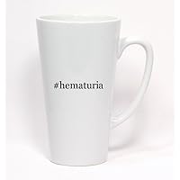 #hematuria - Hashtag Ceramic Latte Mug 17oz