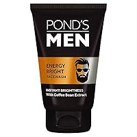 POND'S Men's Energy Bright Face Wash Coffee Beans Bright Skin, 50g