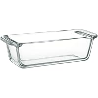 iwaki KBC211 Heat Resistant Glass Cake Pan, Pound Cake Pan, Square, 7.1 x 3.1 inches (18 x 8 cm)