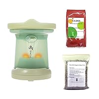 Steam Seat Herbal Steamer SJH-417 220V Face & Underbody Health Steam Spa with TULGIGS Steam Gown (Assorted Color) + Tulgigs Mugwort 500g (17Oz)