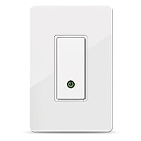 F7C030fc Light Switch, WiFi enabled, Works with Alexa and the Google Assistant