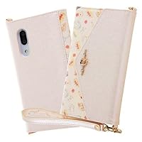 Layout Disney Character Princess Notebook Type Leather Case for AQUOS sense3 (SH-02M/SHV45)/AQUOS sense3 lite/Android One S7, Collet(Bell) ray-Out RS-DAQSE3MLC4/BL