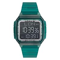 Adidas Transparent Green Resin Strap Digital Watch (Model: AOST220482I)