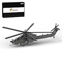 Military Helicopter Serise Building Block Set, MOC-152385 Mil | MI-28N Havoc 1/35 Scale Modern, 1383PCS