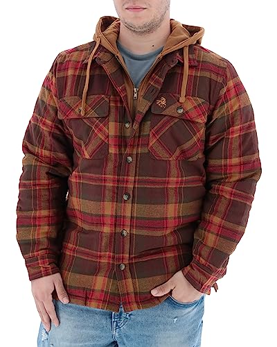 High Pile Fleece Lined Flannel Shirt Jacket with DWR | Men's Shirt Jackets,  Shackets | Dickies