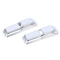HIGH FLYING Car Accessories ABS Chrome Exterior Front Hood Spray Water Cover Decor Trim for Jeep Wrangler Rubicon Sahara Sport/Sport S JL JLU 2018 2019 2020 2021 2022 2023 2024
